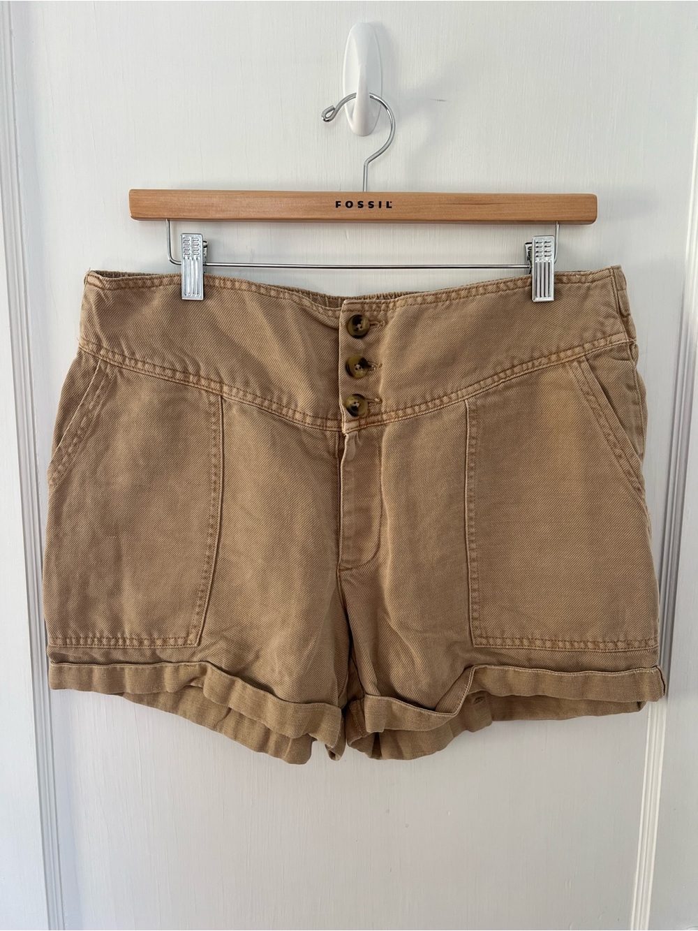 Aerie - Vintage Inspired Yolk Shorts - Khaki